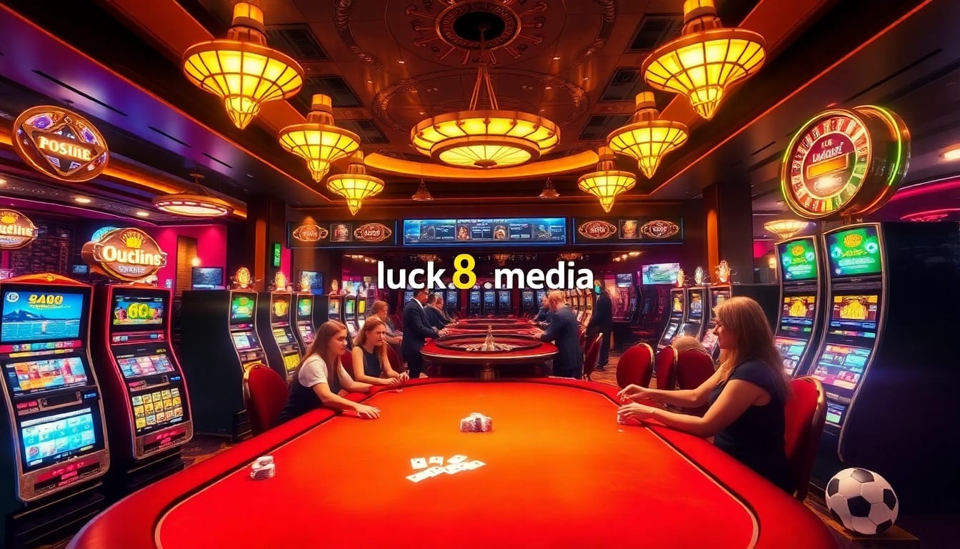 Experience the thrill at https://luck8.media/ with captivating casino action and vibrant gaming ambiance.