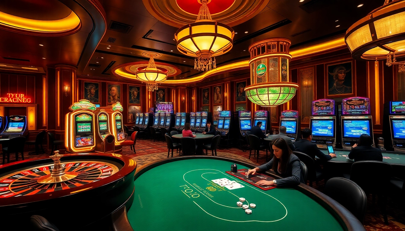 Experience the excitement at Typhu88 with thrilling casino games and vibrant gaming atmosphere.