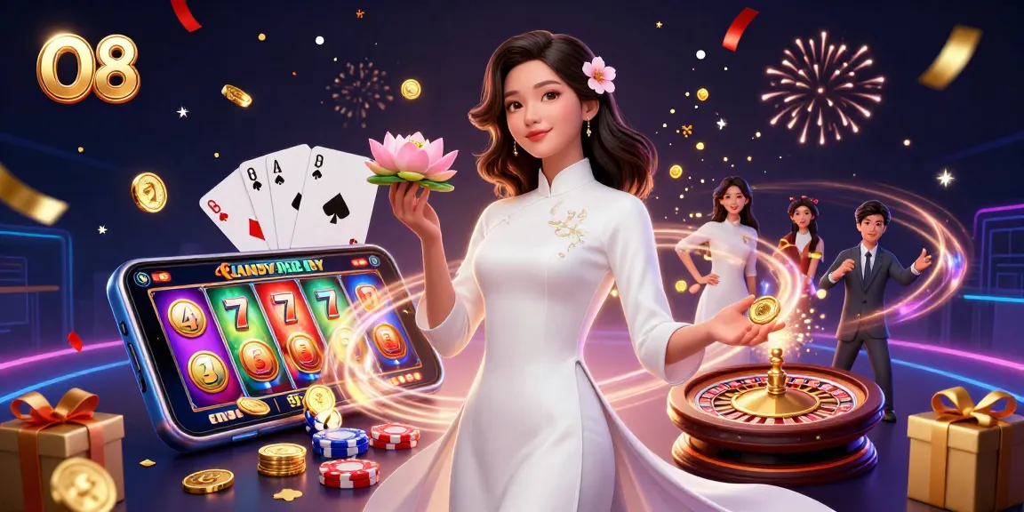 Engage with O8's vibrant casino scene featuring games, excitement, and luxurious wins.