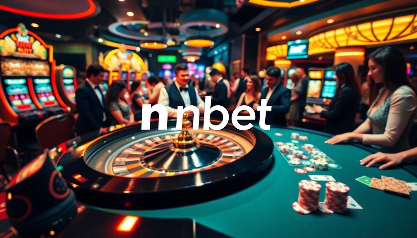 Experience thrilling gambling action at the nbet casino with vibrant roulette and poker games.