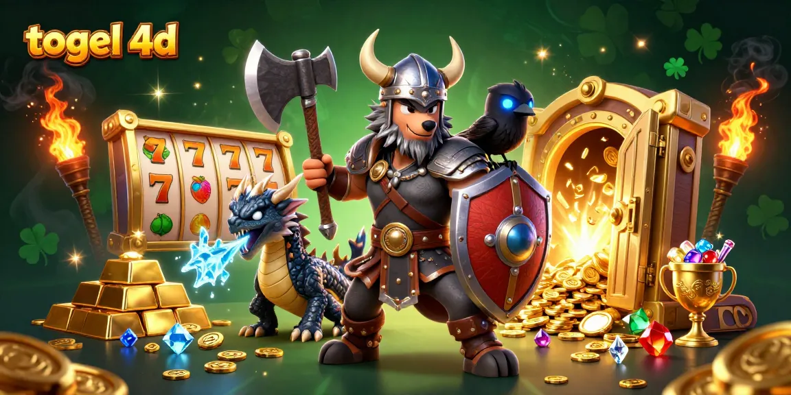 Experience the thrill of togel 4d with dynamic characters and casino elements in a vibrant 3D scene.