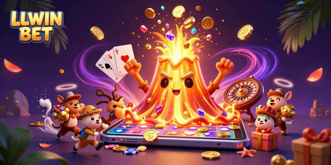 Experience thrilling wins at LLWIN BET with dynamic 3D gaming elements and golden treasures!
