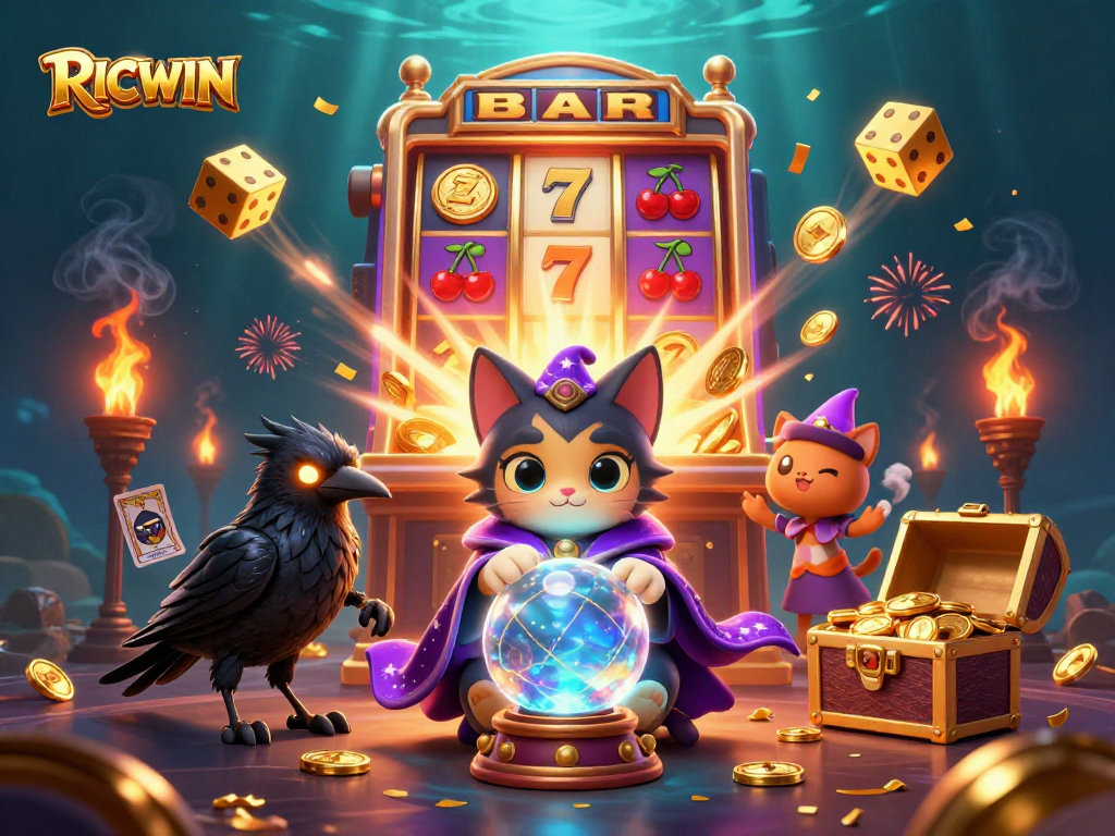 Spin the jackpot with RICWIN and enjoy the thrill of casino gaming!