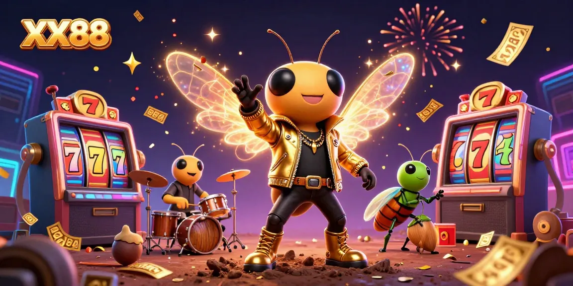 Experience thrilling wins with the XX88 online casino featuring immersive 3D cartoon characters in a dynamic scene.