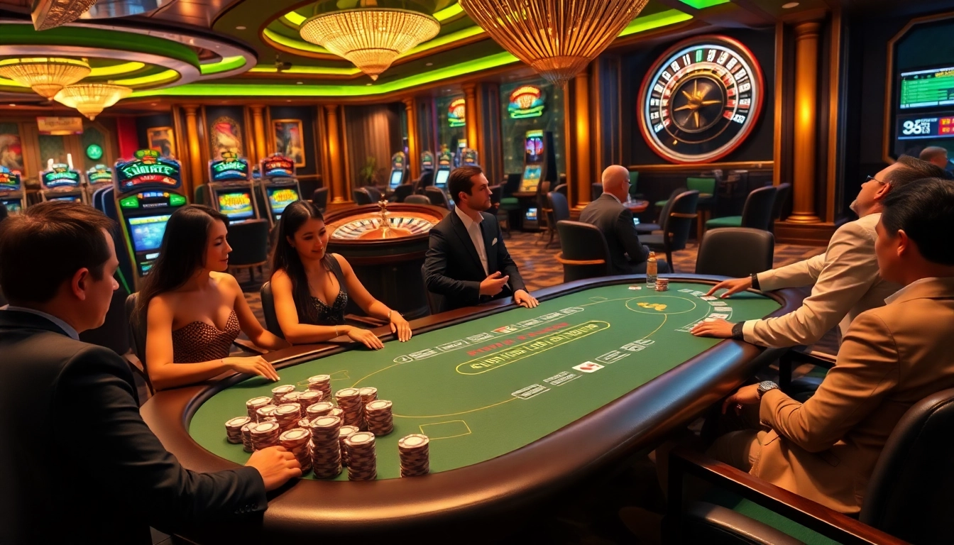 Exciting gaming action at 789f casino with poker chips and roulette wheel.
