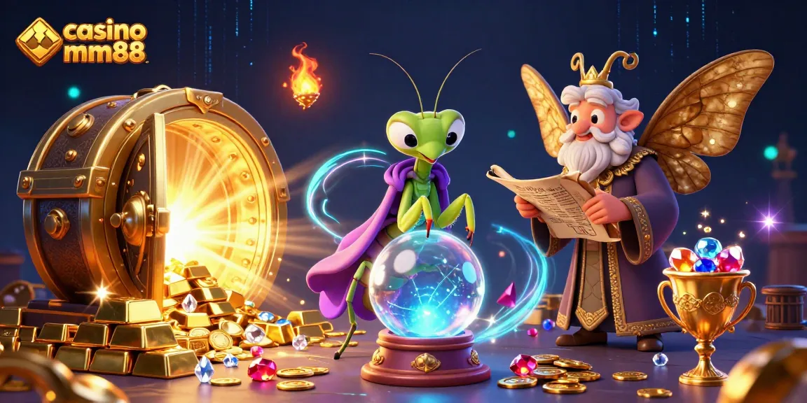 Experience thrilling moments at casino mm88 with vibrant visuals and animated fortune tellers.