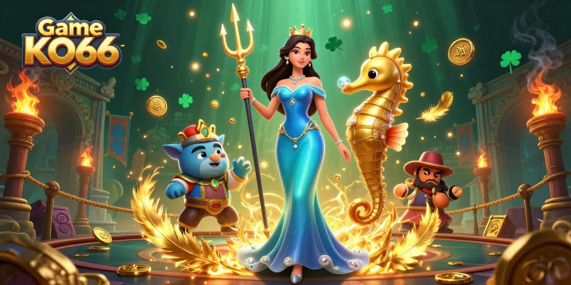 Engage in thrilling experiences at Game KO66 with captivating characters and spectacular casino elements.