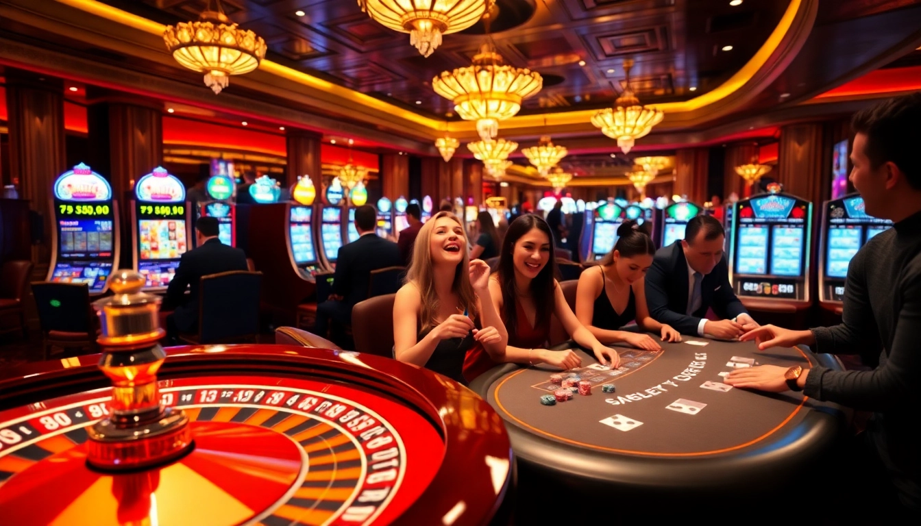 Experience the thrill of gambling at https://xx88.lol/ with players enjoying roulette, poker, and slot machines.