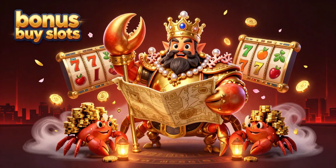 Engage with bonus buy slots excitement in this vibrant 3D casino scene filled with action.