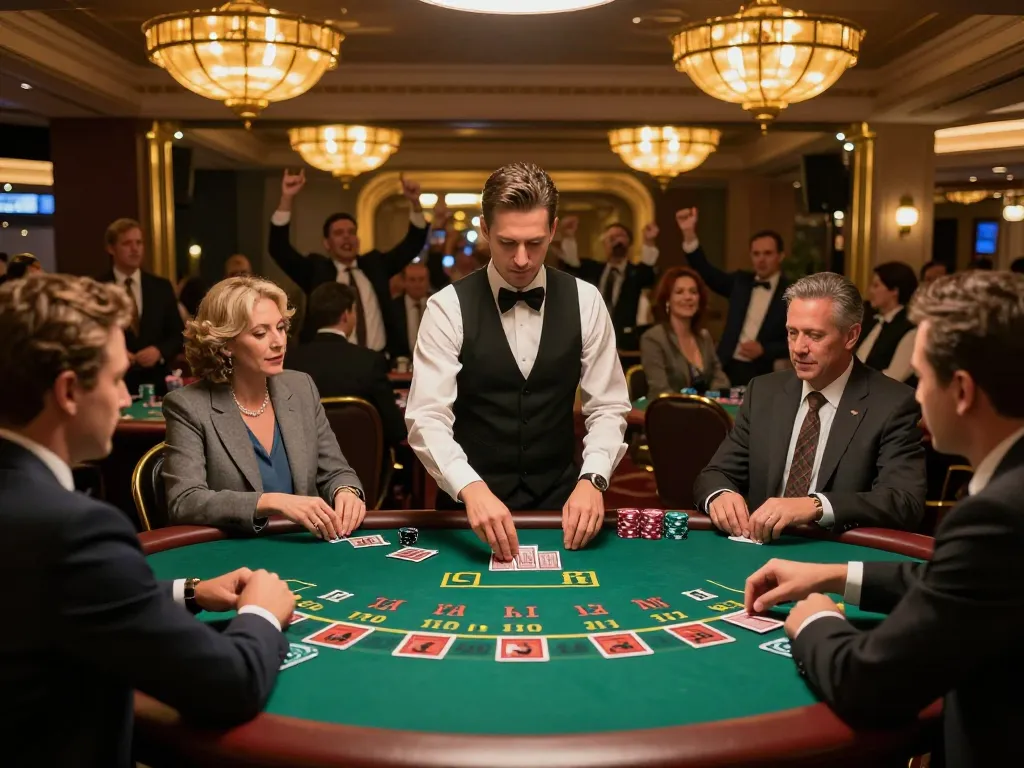 Experience winning strategies at 68WIN with dynamic blackjack gameplay in a vibrant casino atmosphere