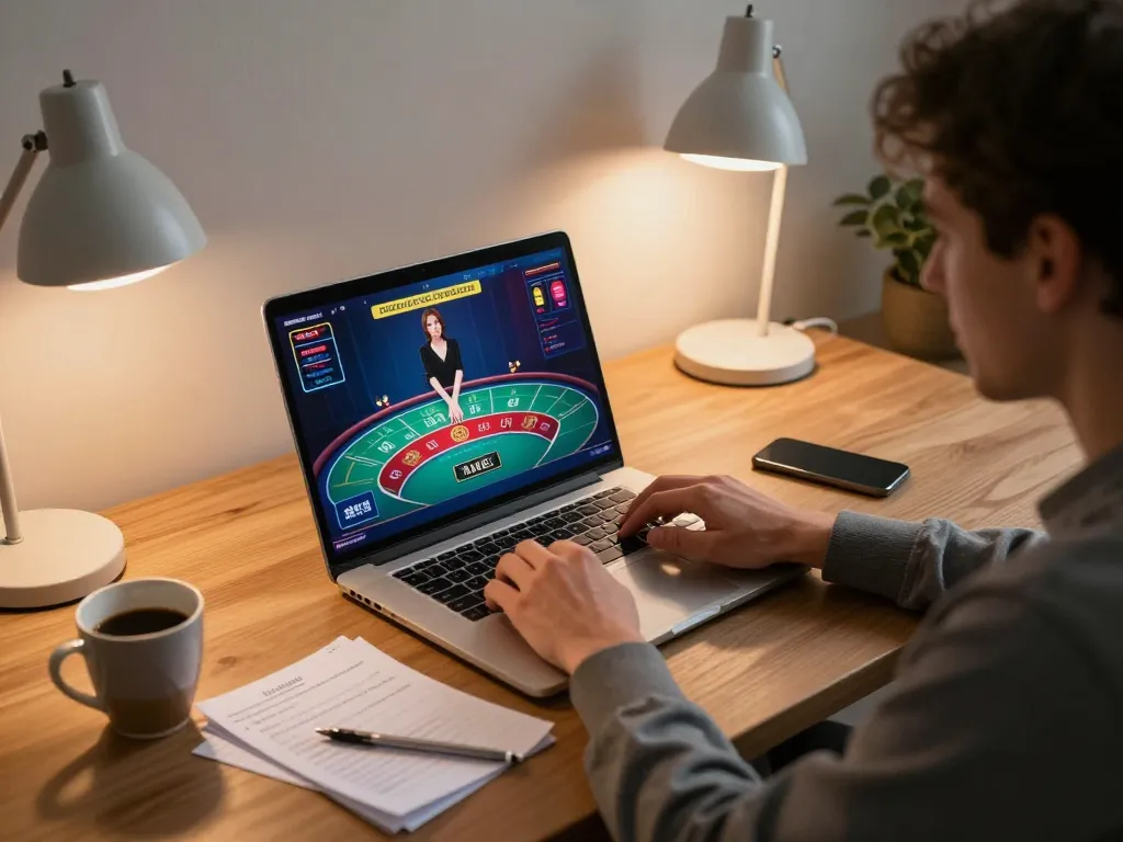 Engaging gaming at home with ko668's live dealer experience, promoting strategic betting.