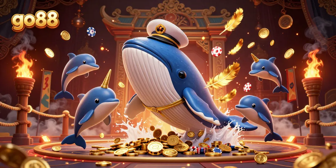 Experience the thrilling world of go 88 as you dive into a sea of coins with playful characters and dynamic casino elements.