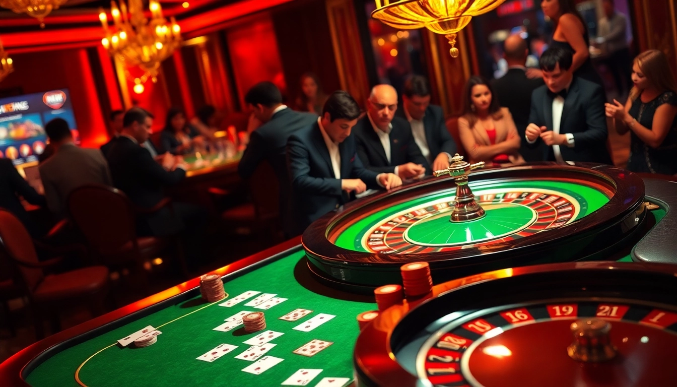 Experience exhilarating MK8 gaming at a lavish casino table filled with cards and chips.