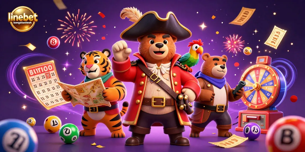 Experience the excitement of linebetbangladesh with vibrant 3D characters and dynamic game elements.