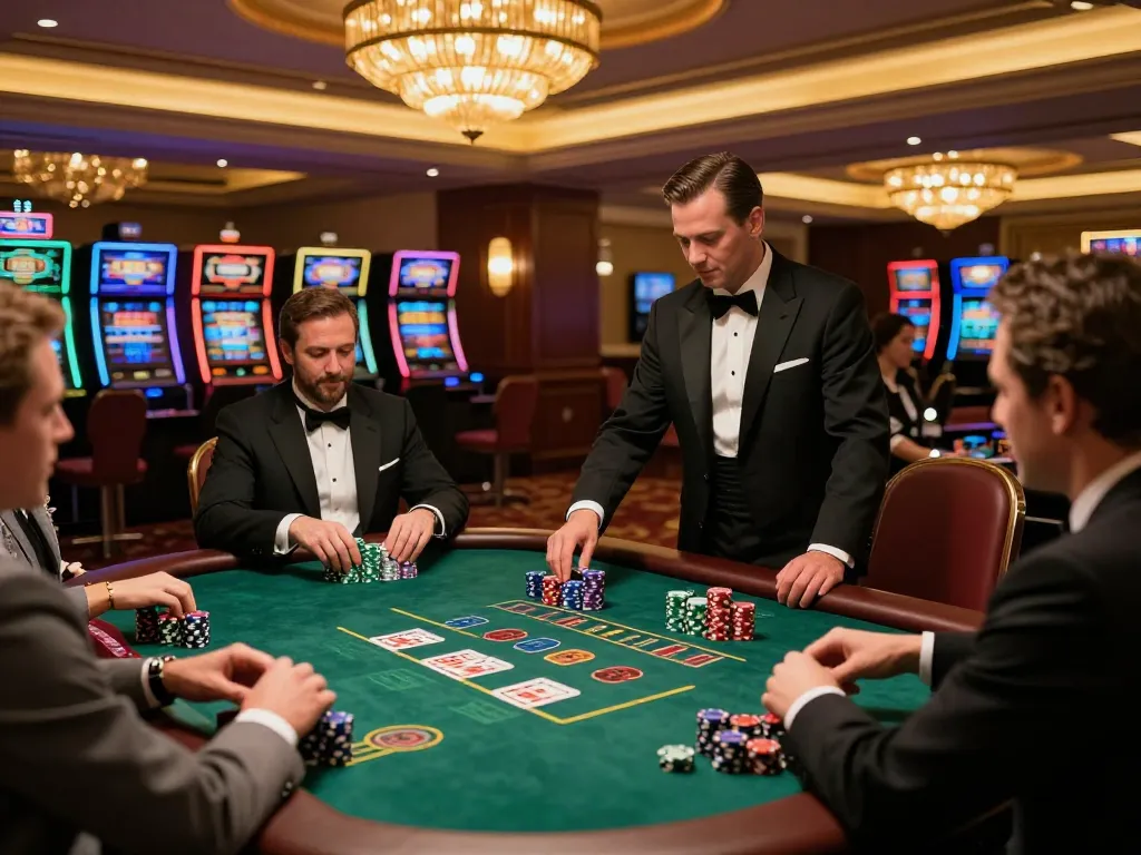 Players enjoying a thrilling blackjack game at RR88, showcasing strategic betting and engaging atmosphere.