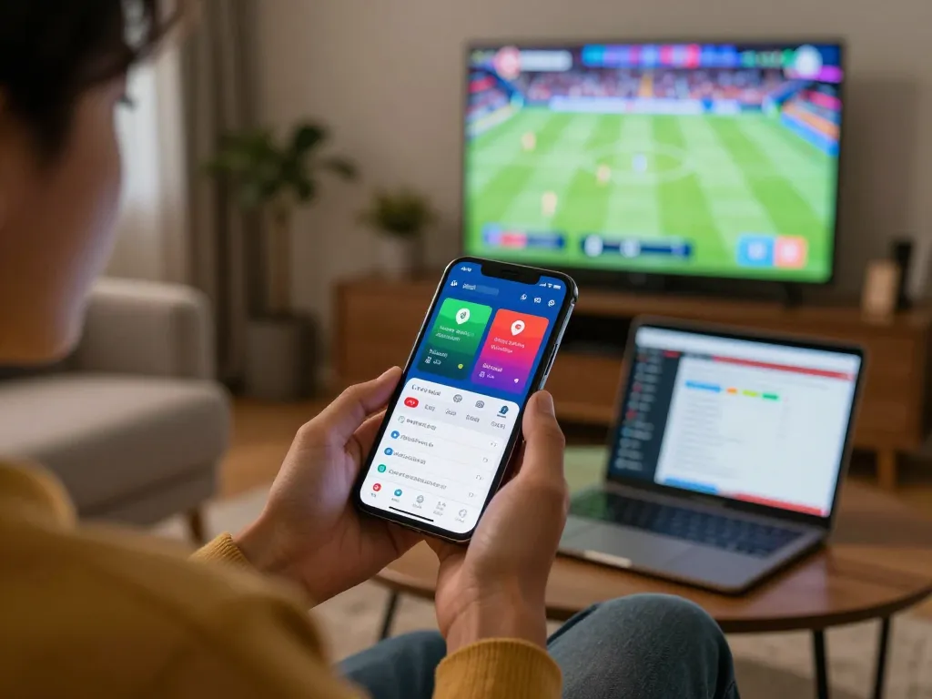 Bet on exciting sports events with 555WIN app, showcasing vibrant betting interface on smartphone.