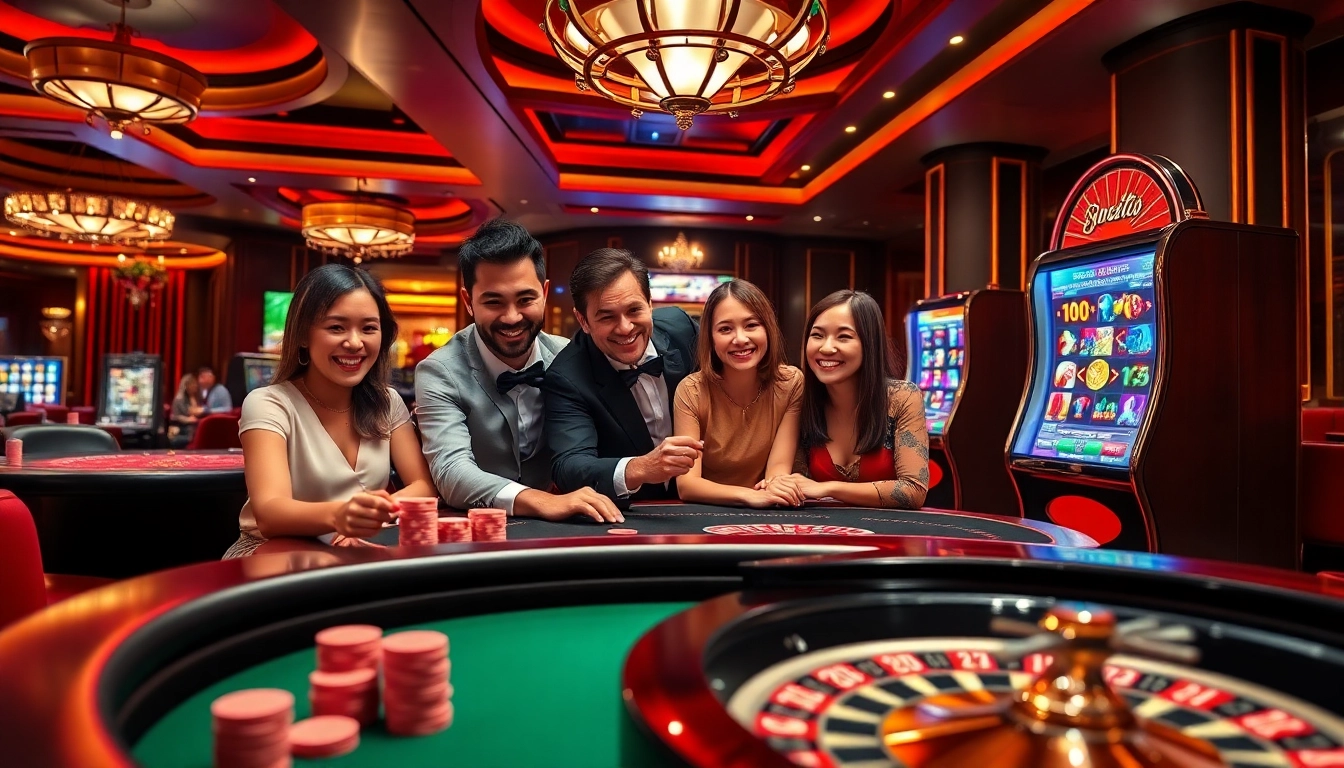 Betting at the Top 10 nhà cái uy tín with a vibrant casino scene full of excitement.