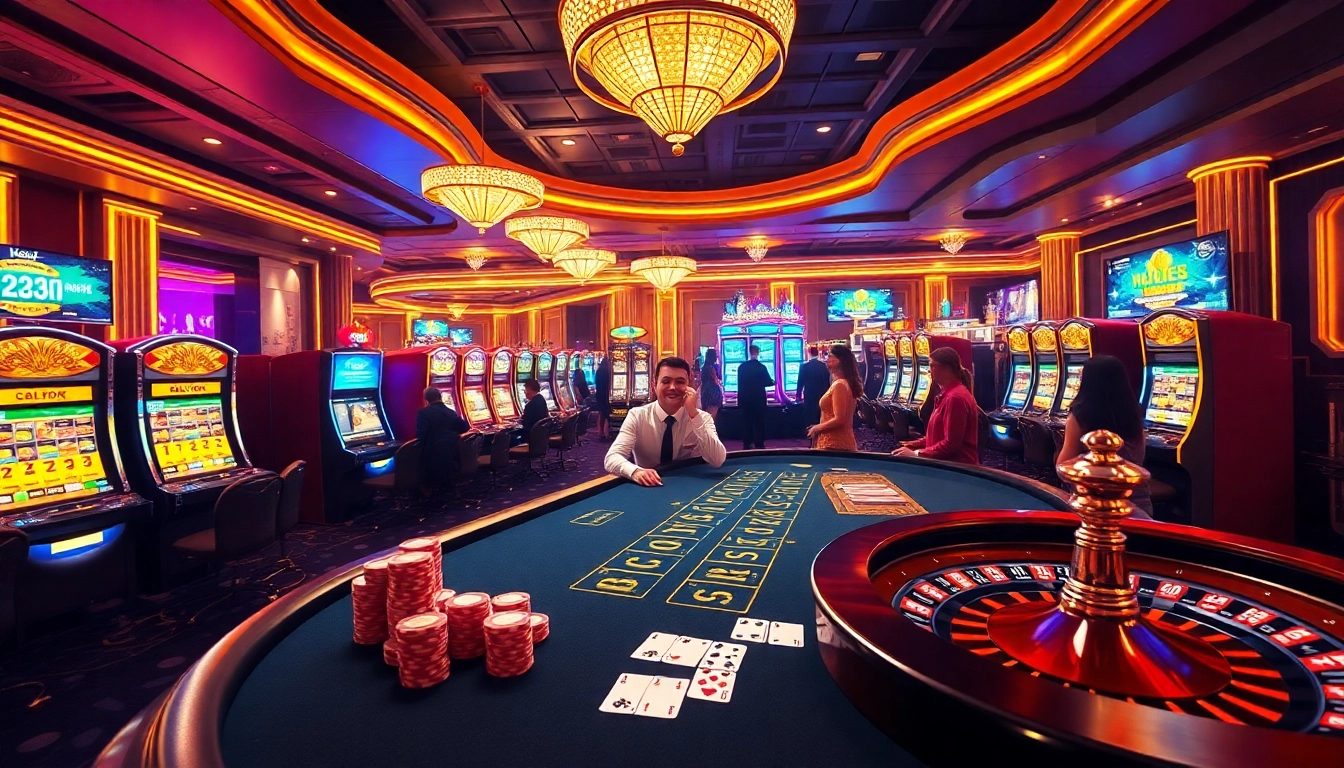 Experience thrilling gameplay at the link 33win casino with vibrant tables and engaging players.