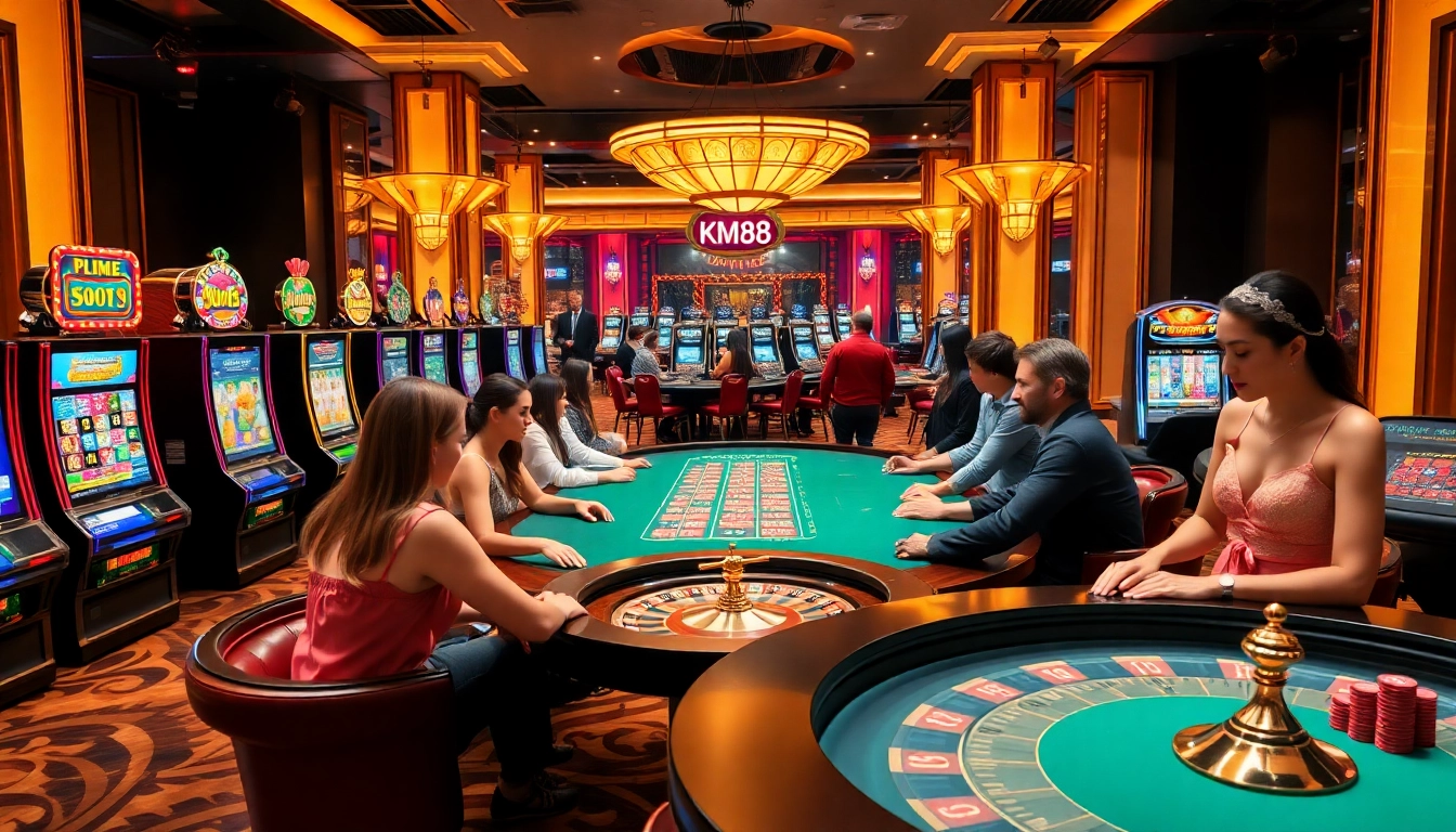 Experience the thrill of KM88 with engaging casino games and a professional atmosphere.