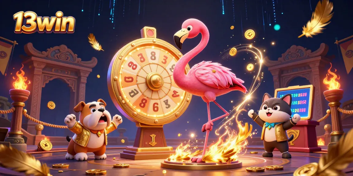 Experience thrilling gaming with 13win’s exciting prize wheel and contest atmosphere.