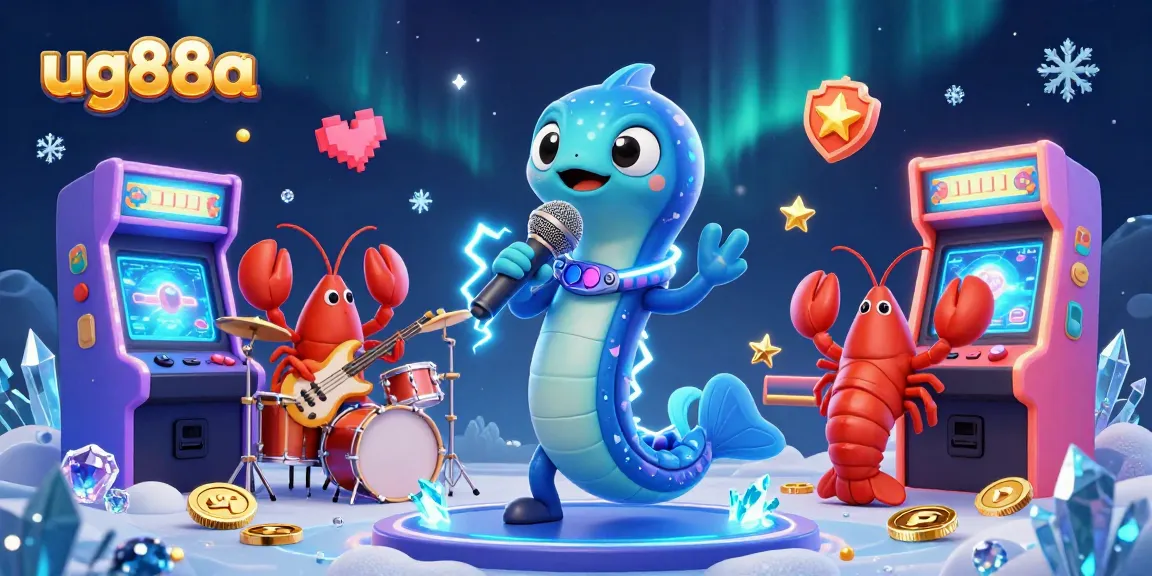 Experience the thrilling underwater casino adventures at ug88a featuring colorful gaming elements and electric characters.