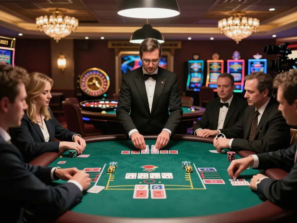 Experience a thrilling blackjack game at Trang chủ GA28 with professional dealers and elegant atmosphere