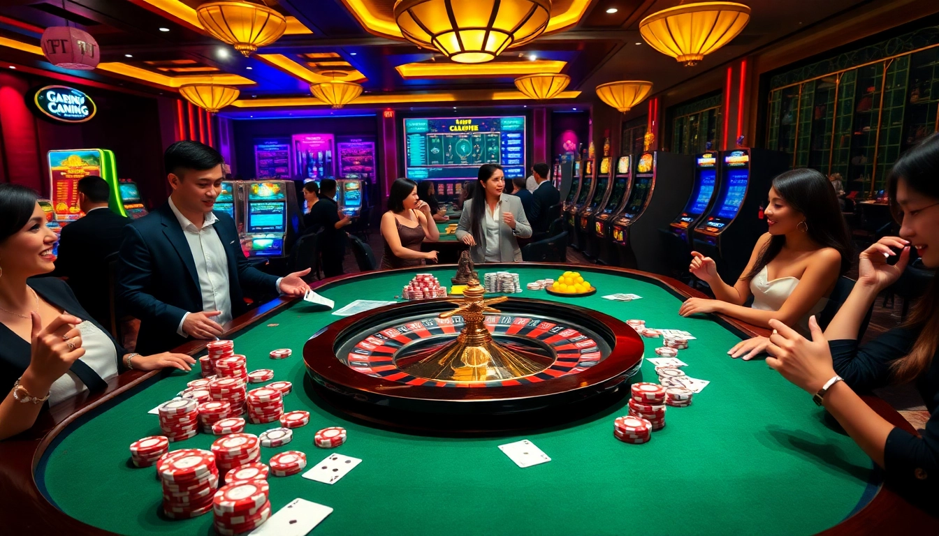 Experience the allure of gaming at LC88.COM with vibrant casino tables and thrilling action.