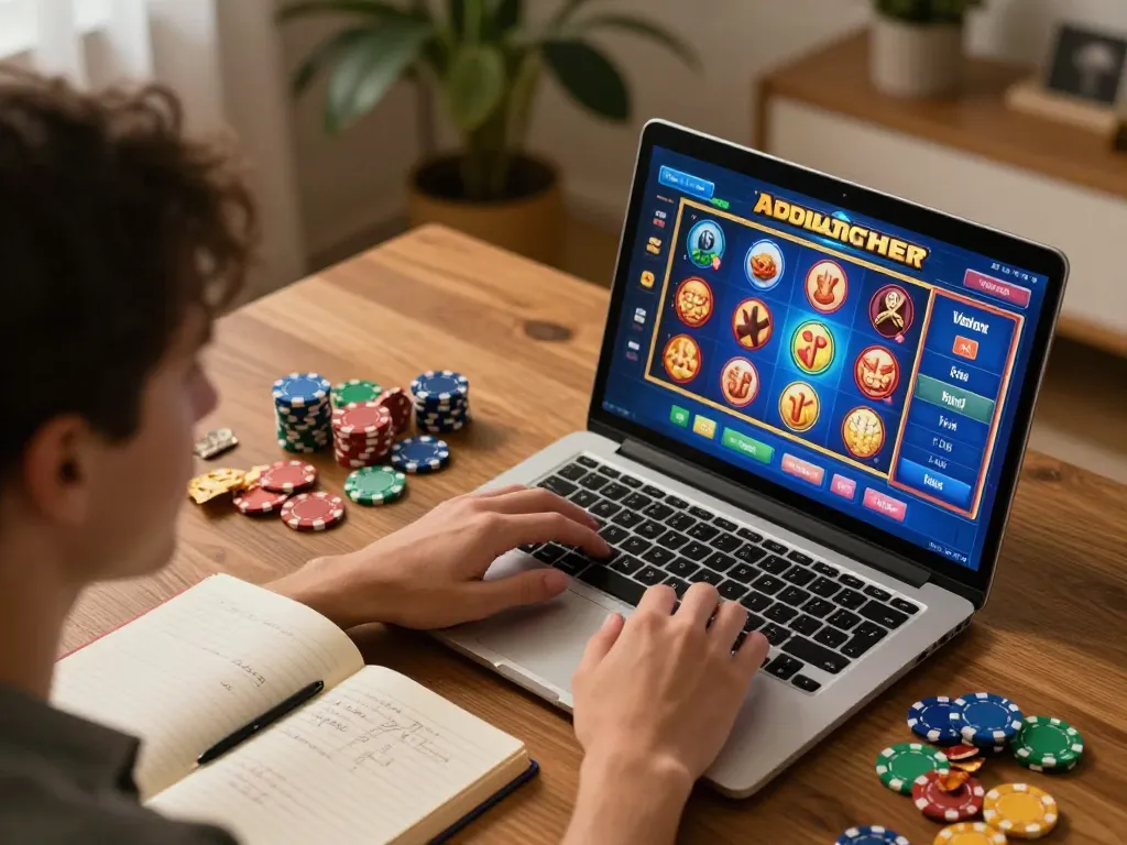 Memainkan slot gacor hari ini secara online di laptop dengan grafik yang hidup dan catatan strategis.