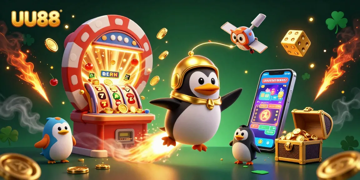 Experience thrilling games at UU88 with vibrant 3D visuals of exciting jackpots and casino fun.