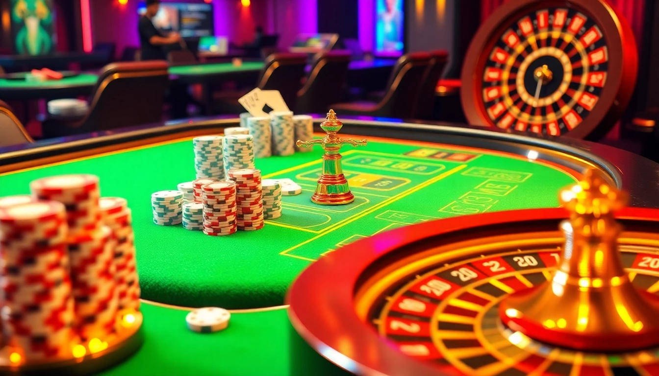 Fun88 offers a thrilling online gaming experience with immersive casino visuals and vibrant tables.