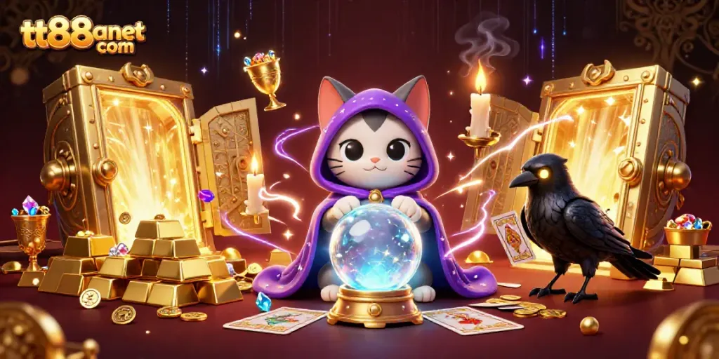 Experience high-stakes gaming at tt88anet com with mystical 3D characters and rich gold treasures.