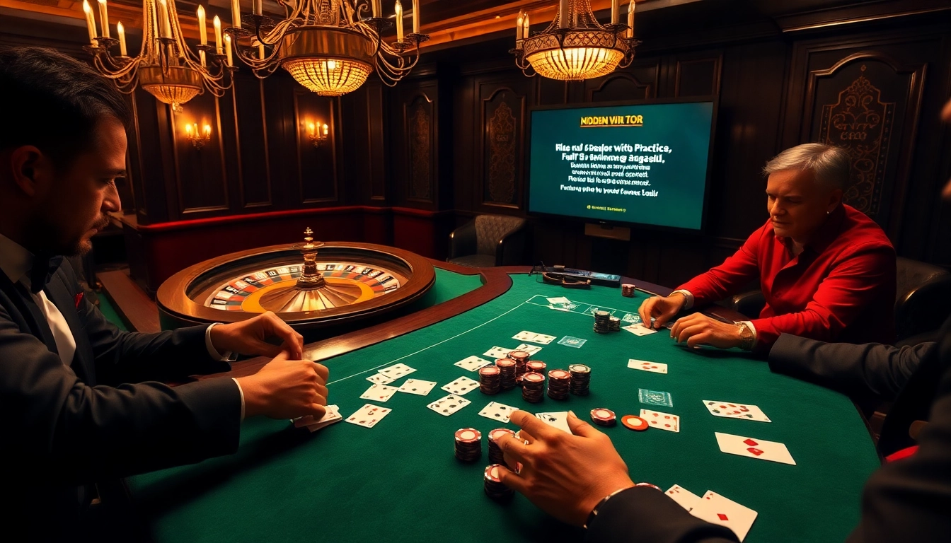 Engaged players enjoy a high-stakes poker game with hidden wiki tor insights displayed.