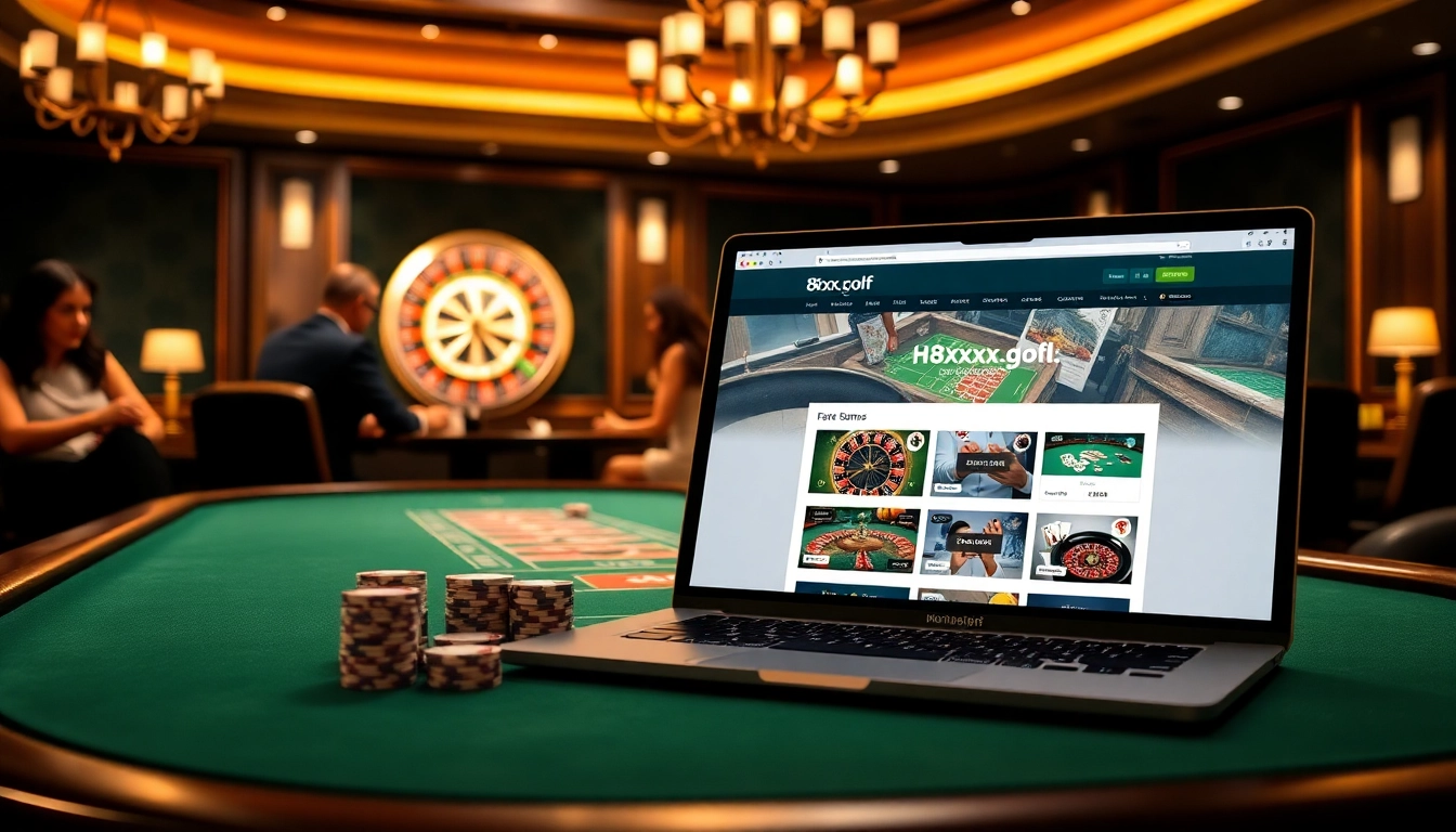 Engage in high-stakes gaming at https://8xx.golf/ with poker chips and a dazzling roulette wheel.