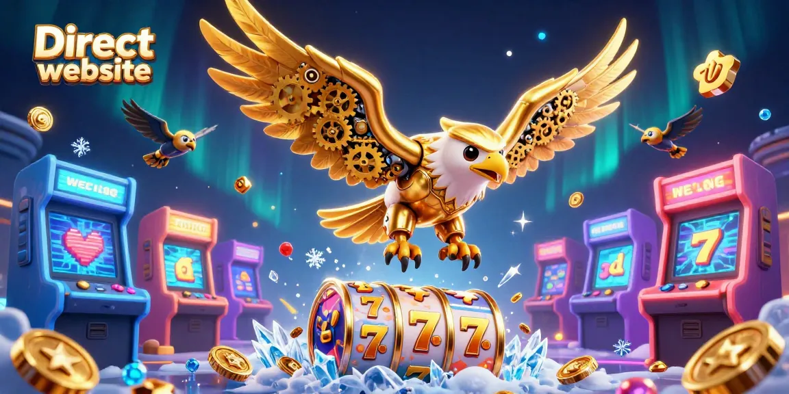 Experience the thrill of winning at the Direct website with vibrant slot reels and exciting gameplay elements.