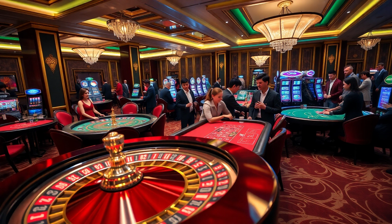 Engaging players at WE88 casino tables, showcasing the excitement of high-stakes gambling activities.