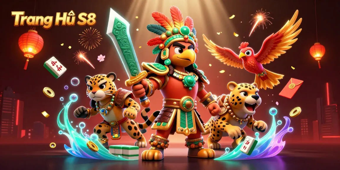 Experience exciting games on Trang Chủ S8 with dynamic characters and vibrant casino elements.