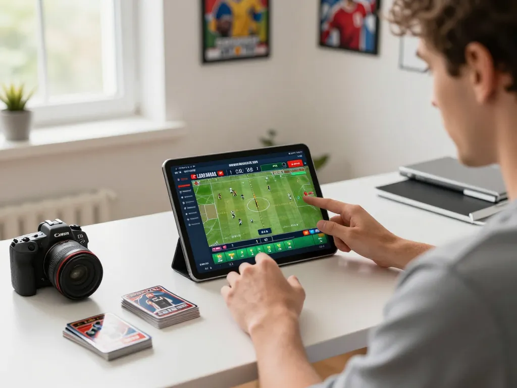 58win betting strategy in action with user engaging in sports gambling from home.