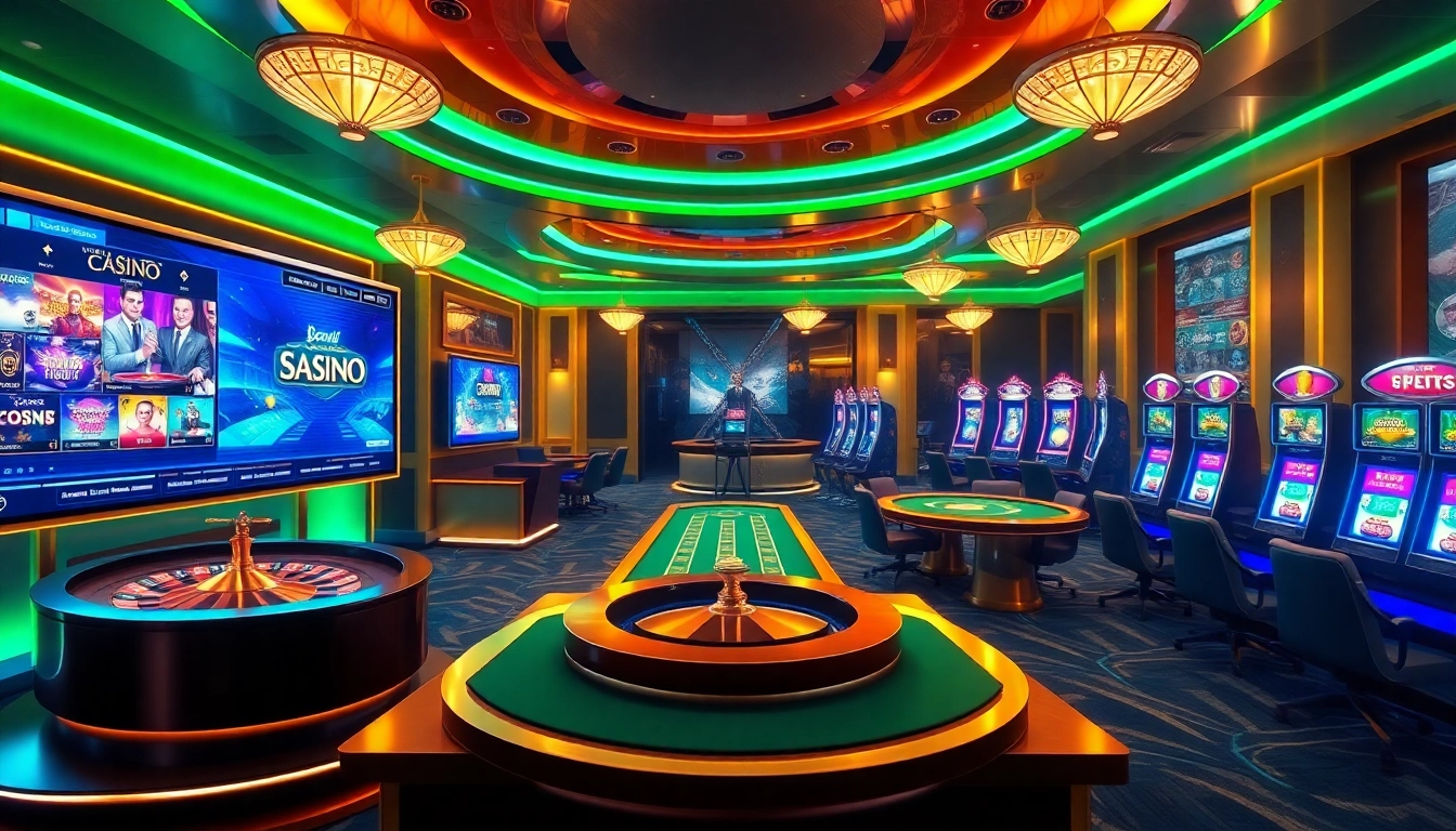 Experience the excitement of online gambling with a vibrant casino scene featuring games from https://s8vn.press/.