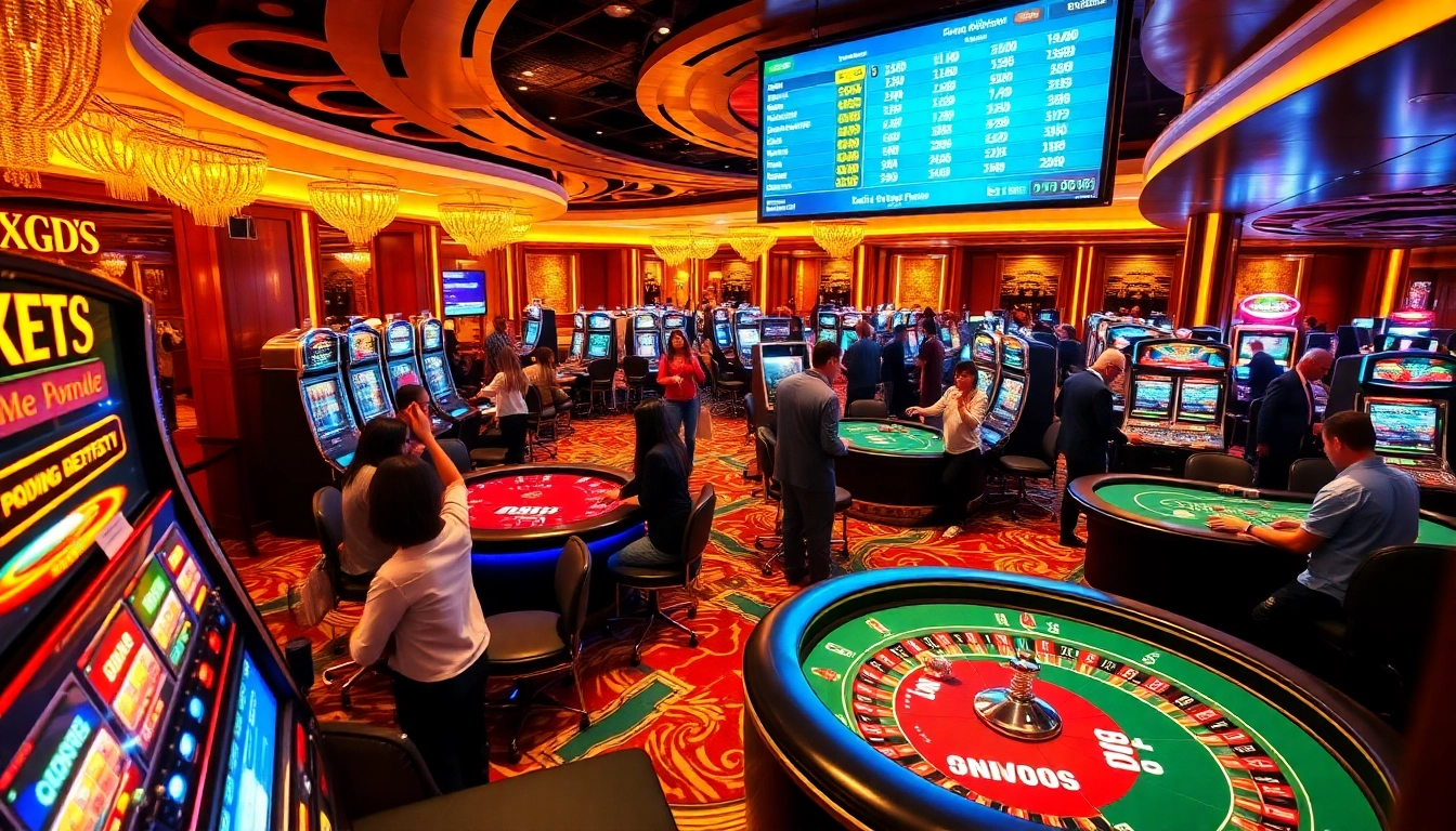 Experience thrilling gambling at XXGG, featuring vibrant casino tables and engaging players.