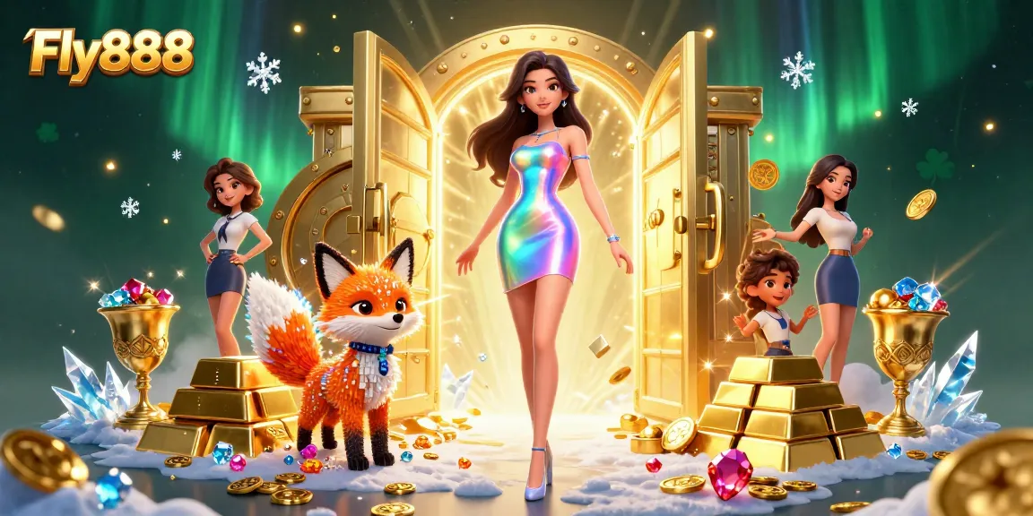 Engage with Fly888 for thrilling online casino action featuring golden treasures and dynamic game elements.