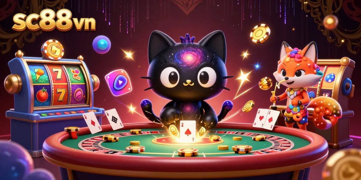 Experience the excitement of sc88 vn with cosmic casino adventures featuring vibrant characters and games.