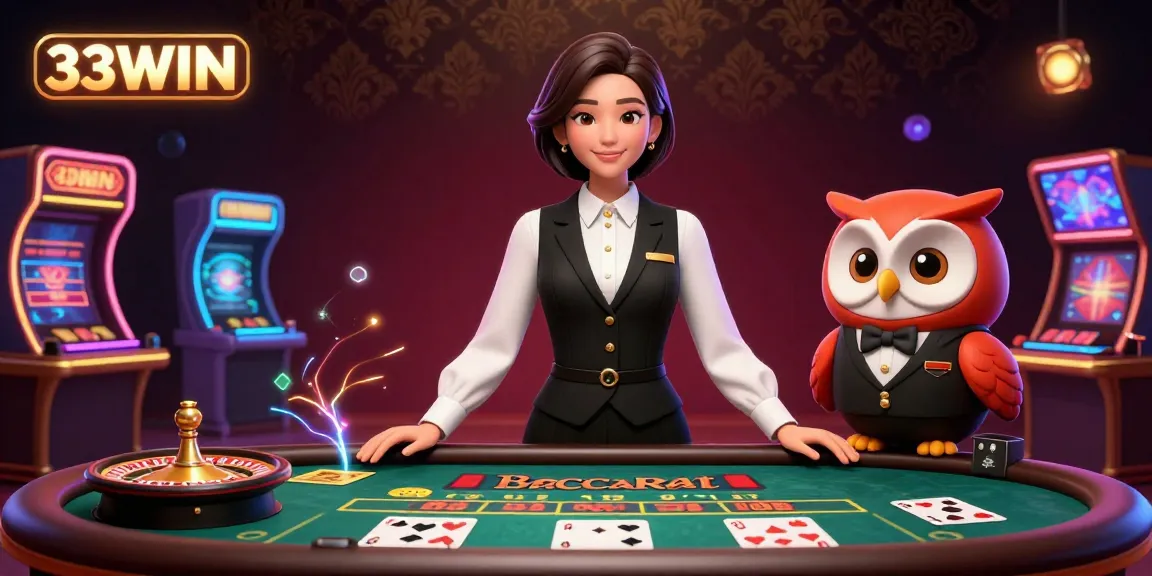 Experience thrilling live dealer games at 33WIN with enhanced casino visuals and exciting gameplay.