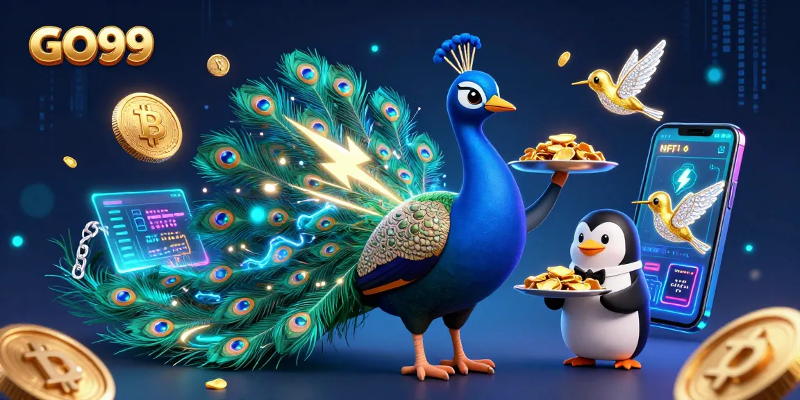 Engage with GO99 casino action featuring vibrant characters and crypto elements for thrilling fun.