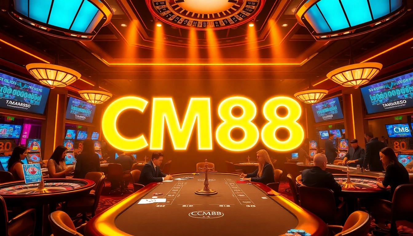 Experience high-stakes poker at CM88's glamorous casino, where excitement meets luxury.