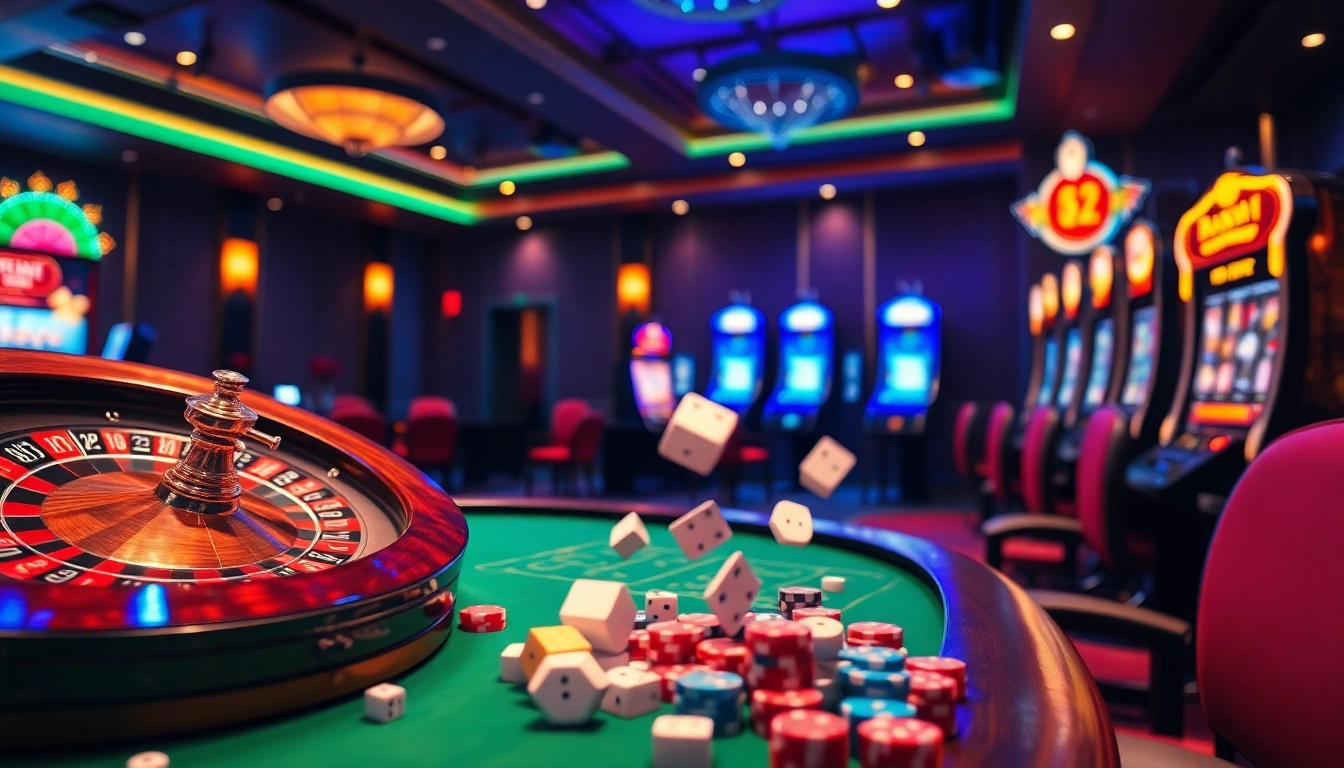 Experience the seamless withdrawal process Rút tiền 69VN alongside vibrant casino elements like roulette and poker chips.