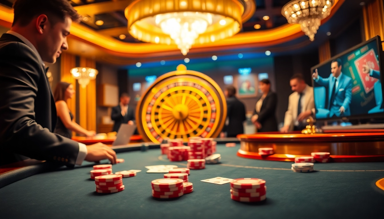 Luckywin players enjoy intense poker gameplay and live casino action with exciting chips and cards.