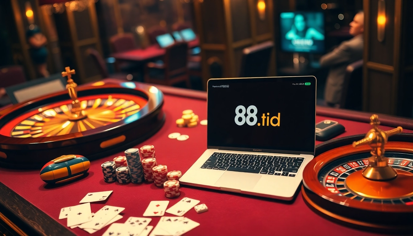Engaging scene at the casino table with strategies from https://n188.bid/ and vibrant poker chips.