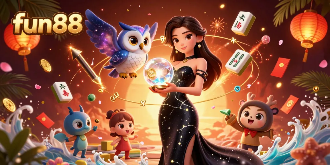 Experience the fun88 excitement with mystical gaming elements and a stunning character composition.