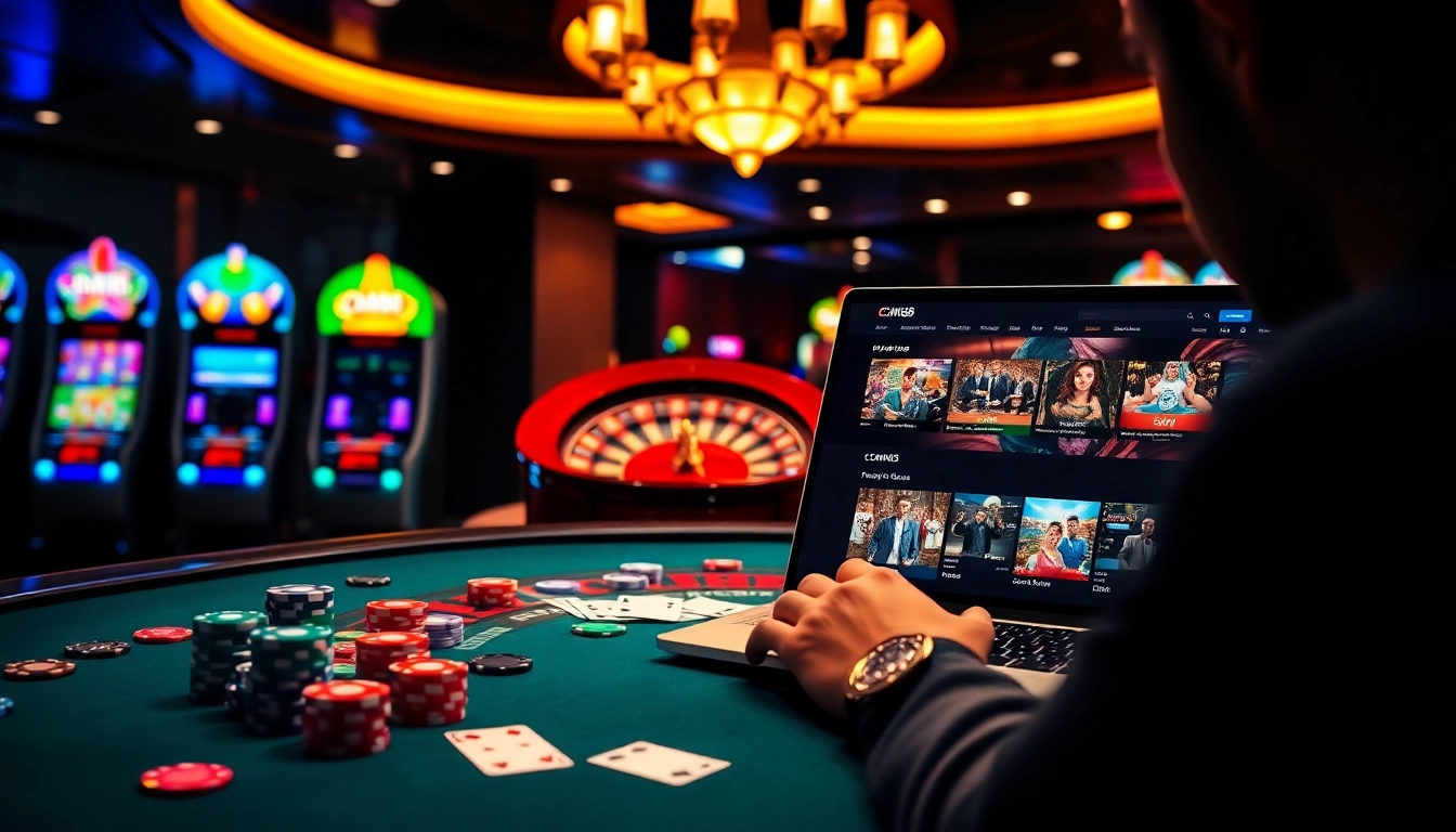 Experience excitement at CM88 as players engage with vibrant casino games and online betting.