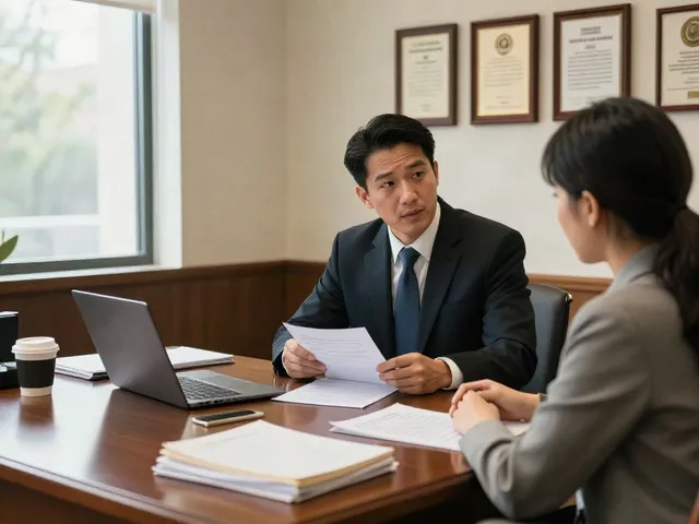 Best DUI lawyers Cherokee County GA providing legal guidance in a professional office.